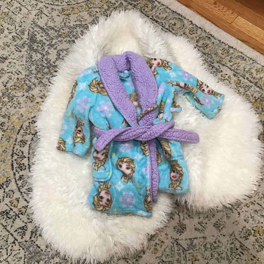 Disney 2T Toddler Girls Robe; Frozen
